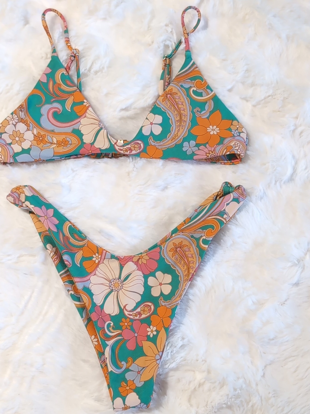 Skatie Bikini Malliouhana Print - Gisele Top, Suzanne Bottom